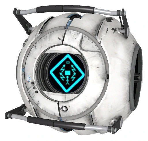 Wheatley but his eye is the human pet guy's pfp
